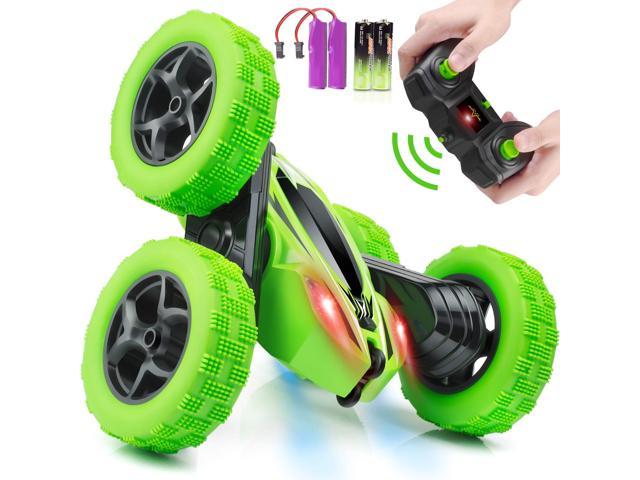 Kids Toy 4WD RC Stunt Car Truck Off-Road Vehicle 2.4G Remote Control Buggy 