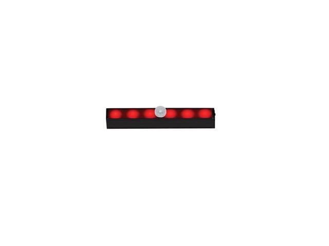 SnapSafe LED Light Bar 20 Lumen White Long Last LED 15-18 secs Delay Time Black 