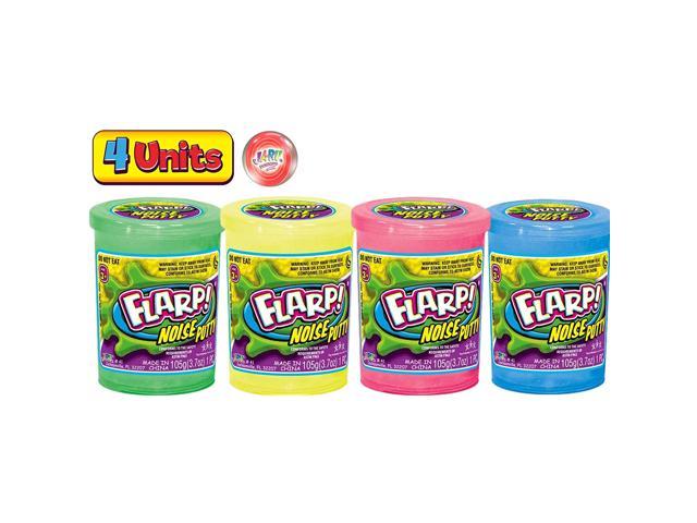 JA-RU flarp noise putty scented (1 unit assorted) by ja-ru. squishy sensory  toys for easter, autism stress toy, great party favors