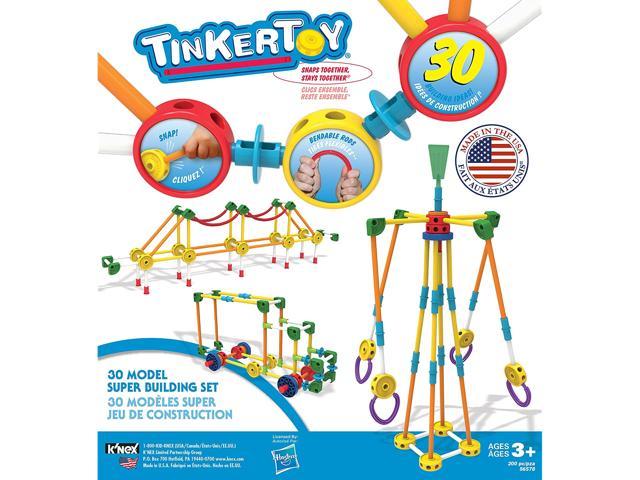 tinkertoy 30 model 200 piece super building set