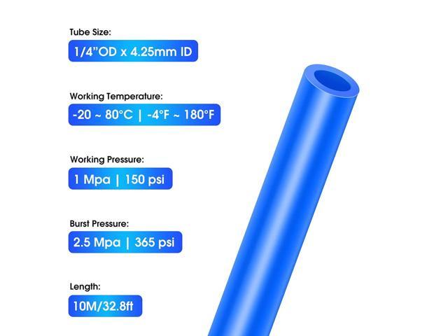 Air pipe Polyurethane Tubing-Pipe in Blue Various Sizes and Lengths 