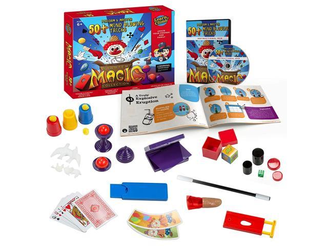 Learn & Climb Magic kit Set for Kids - 50+ Magic Tricks. Clear ...