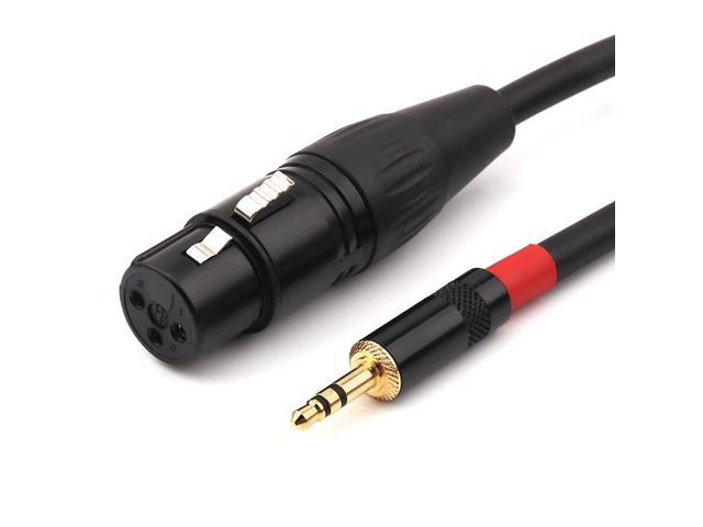 xlr female to 1 8 male cable