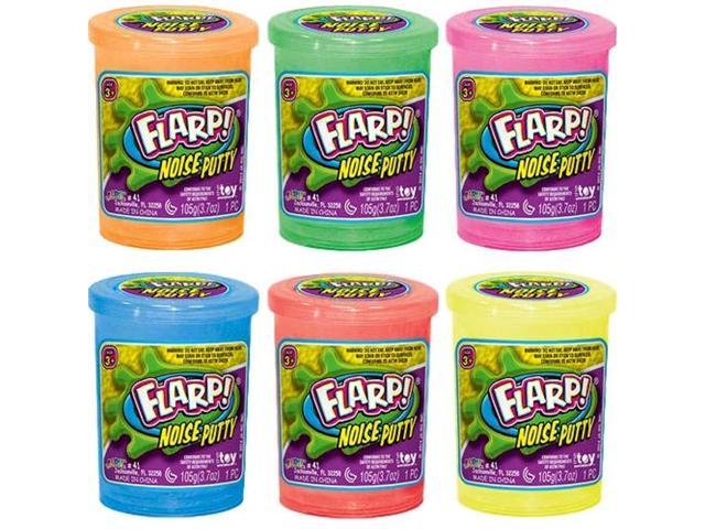 JA-RU flarp noise putty scented (1 unit assorted) by ja-ru. squishy sensory  toys for easter, autism stress toy, great party favors