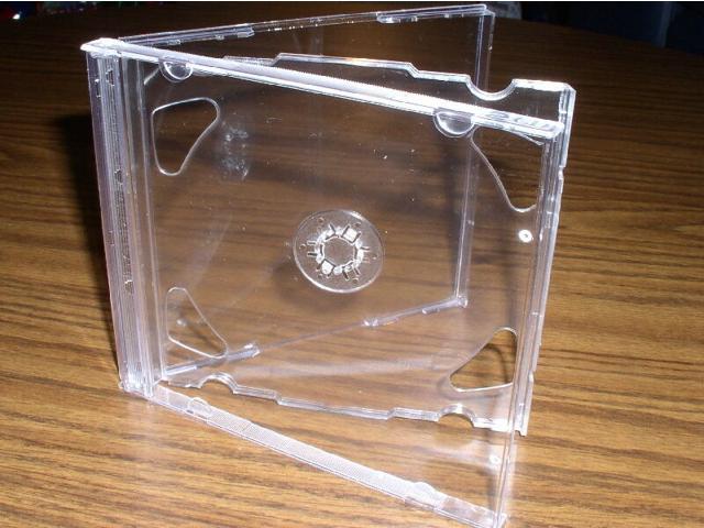 300 NEW 5.2MM SLIM CD JEWEL CASES W/ BLACK TRAY JL08