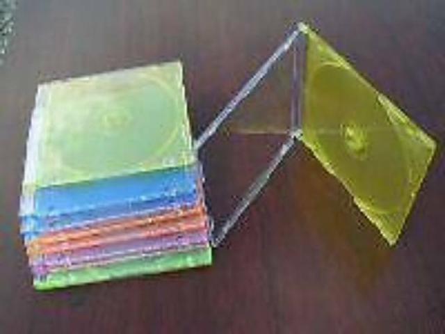 200 NEW HIGH QUALITY 5.2MM SLIM CD JEWEL CASES W/CLEAR TRAY PSC16 