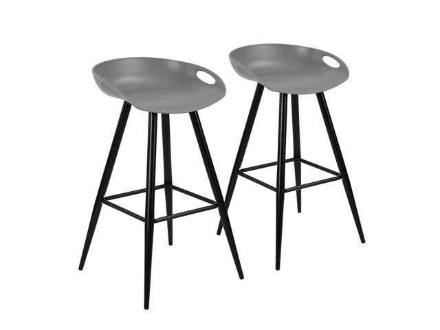 Set Of 2 Bar Stools 32 3 Inch Simple, Portable Bar Stool With Backrest