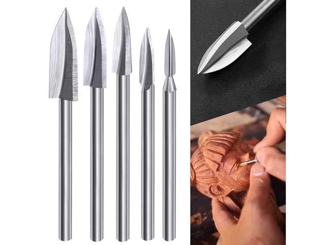 Details about   10PCS 6mm*3mm Tungsten Steel Carving Grinding Head Rotary Drill Bits Tools 