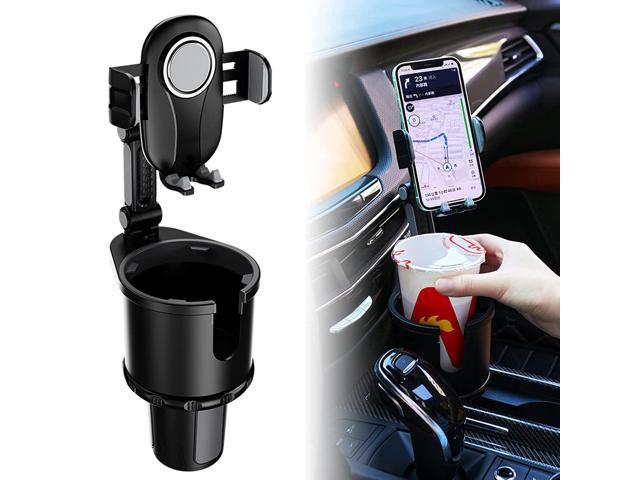2-In-1 Car Cup Holder Phone Holder Mount, Multifunctional Car Cup