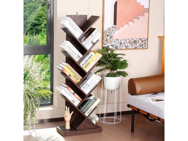 Details about   Book Display Furniture Storage Rack for Home Office Black 4 Tier Book Shelf 
