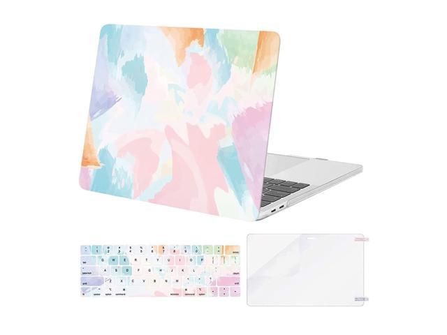 Plastic Watercolor Marble Hard Shell&Keyboard Cover&Mouse Pad&Storage Bag Only Compatible with MacBook Air 13 inch Retina Blue MOSISO MacBook Air 13 inch Case 2020 2019 2018 Release A2179 A1932 