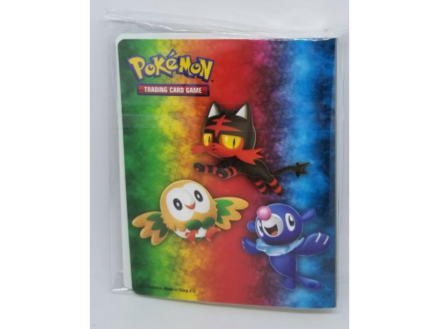 Litten Rowlet Mini Collector/'s Binder Holds 60 Cards Pokemon Solegaleo Lunala