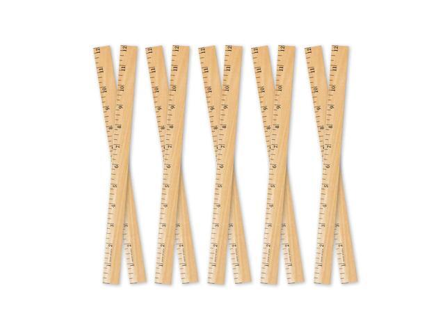 ETA hand2mind 12-Inch Wood Ruler for School Classroom, Home, or Office (Pack of 10) - Newegg.com