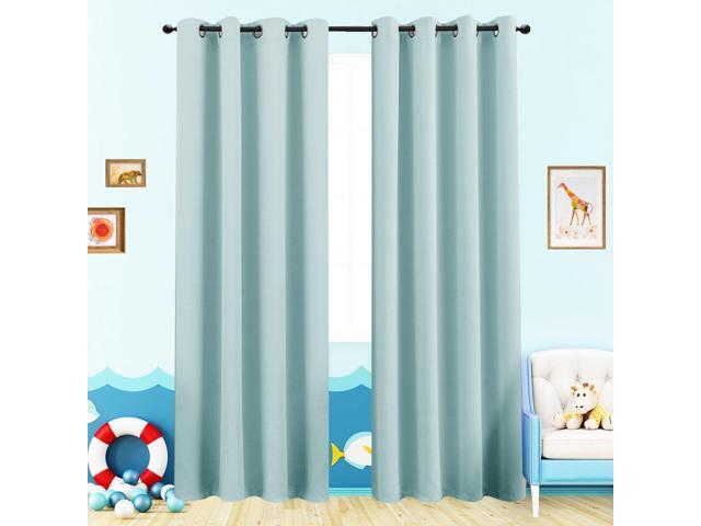 Room Darkening Curtains For Boy S 95 Inches Long Light Reducing Window Curtain Panels Kids Thermal Insulated Nursery Ds