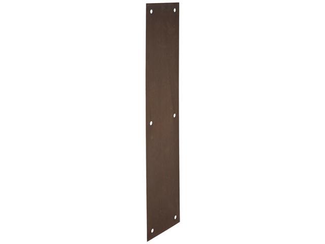 Rockwood 70b 10b Bronze Standard Push Plate Four Beveled Edges 15 Height X