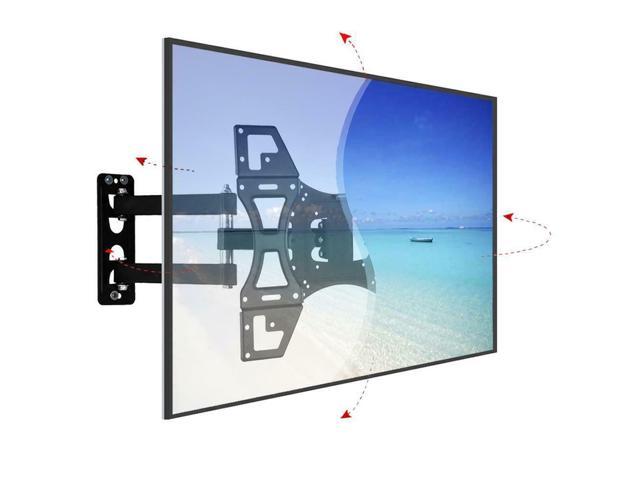 Full Motion TV Wall Mount Bracket Swivel For 13 23 26 32 37 40 42 46 50" LED LCD