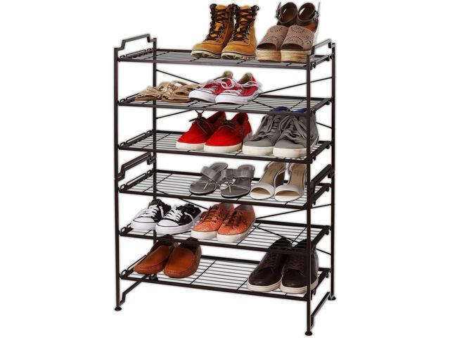 Shoe Organizers Home Garden Furinno Turn S Tube 3 Tier Shoe Rack Dark Cherry Black 15 4x23 6x11 6 In Adrp Fournitures Fr