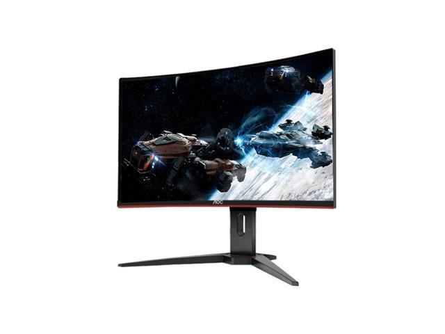 Aoc C27g1 27 Inch Curved Frameless Gaming Monitor Fhd 1080p 1800r Va Panel 1ms 144hz Freesync Dp Hdmi Vga Height Adjustable Vesa Newegg Com