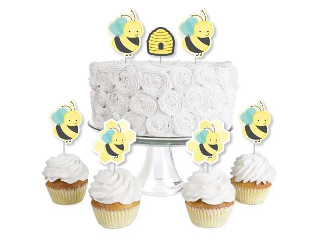 Honey Bee Dessert Cupcake Toppers Baby Shower Or Birthday