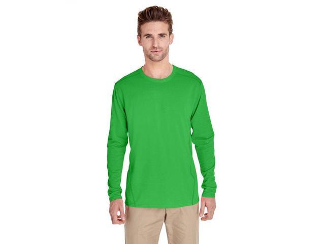 G474 Gildan Adult Performance Long-Sleeve Tech T-Shirt - Electric Green ...