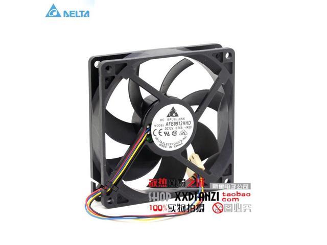 cm 4 pin/line pwm Temperature Control Speed Double Ball CPU Cooling Chassis Fan for Delta 9020 9cm