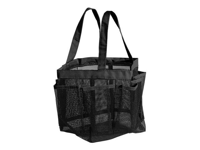 Quick Dry Shower Tote Bag With 2 Oxford Handles Toiletry And Bath Organizer 8 Storage Compartments For College Dorm Gym Swimming Black Quick Dry Shower Tote Bag With 2 Oxford Handles Toiletry And Bath Organizer 8 Storage Compartments For College Dorm Gym Swimming Black