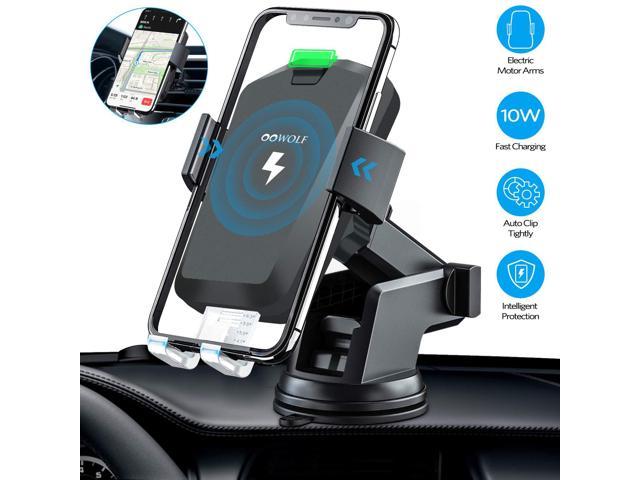 Automatic Clamping Qi Wireless Car Charging Charger Mount Air Vent Phone Holder
