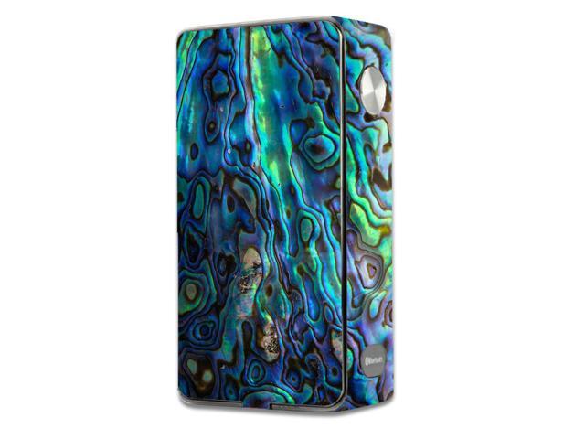 Skin Decal Vinyl Wrap for Laisimo L3 Touch Screen TC Vape Mod Skins Stickers Cover / Abalone Shell Green Swirl Blue Gold... 