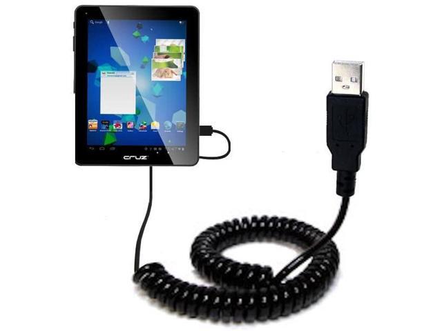 USB Data Hot Sync Straight Cable designed for the Velocity Micro Cruz T510 with Charge Function Two functions in one unique Gomadic TipExchange enabled cable USB Data Hot Sync Straight Cable designed for the Velocity Micro Cruz T510 with Charge Function Two functions in one unique Gomadic TipExchange enabled cable