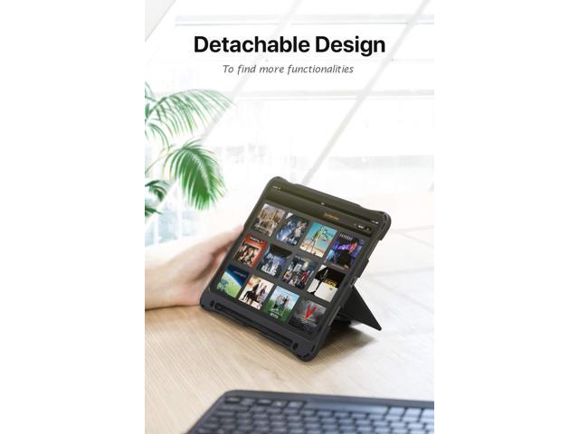 Inateck iPad Keyboard Case compatible with iPad Pro 11 DIY Backlight Detachable Bluetooth Keyboard KB02005