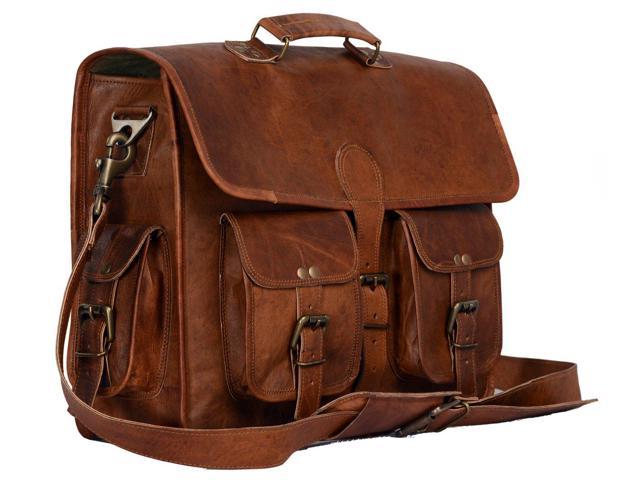 komal's passion leather messenger bag