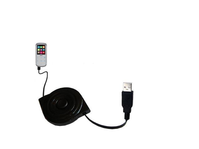 USB Power Port Ready retractable USB charge USB cable wired specifically for the RCA M4604 M4608 Lyra and uses TipExchange 