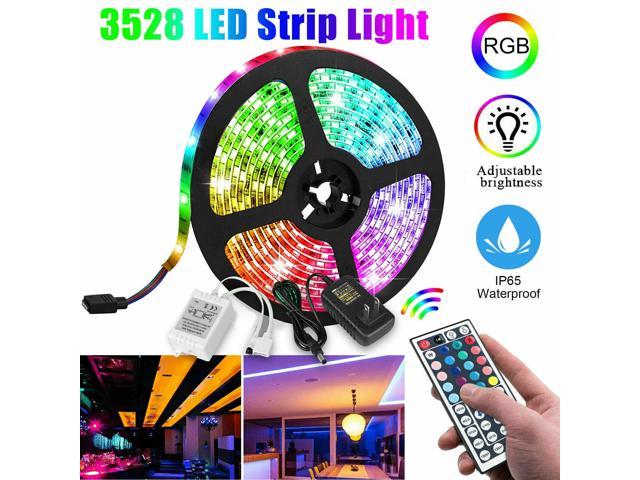 5M 5050 SMD 300LED RGB Flexible Strip Lights Lamp 12V Super Bright Decoration US 