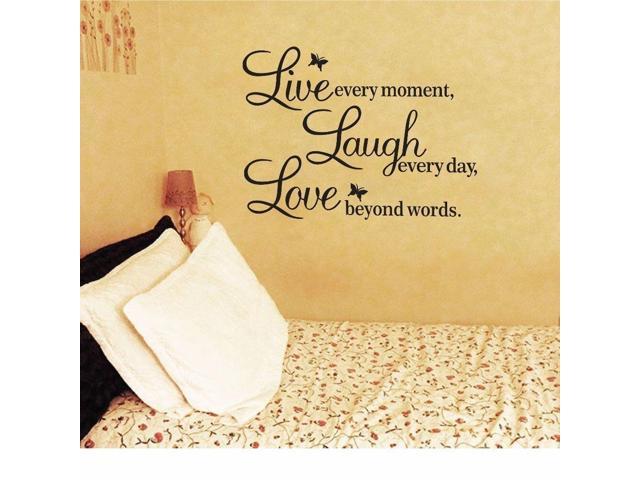 Removable Vinyl Home Room Decor Art Quote Wall Decal Stickers Bedroom Mural DIY