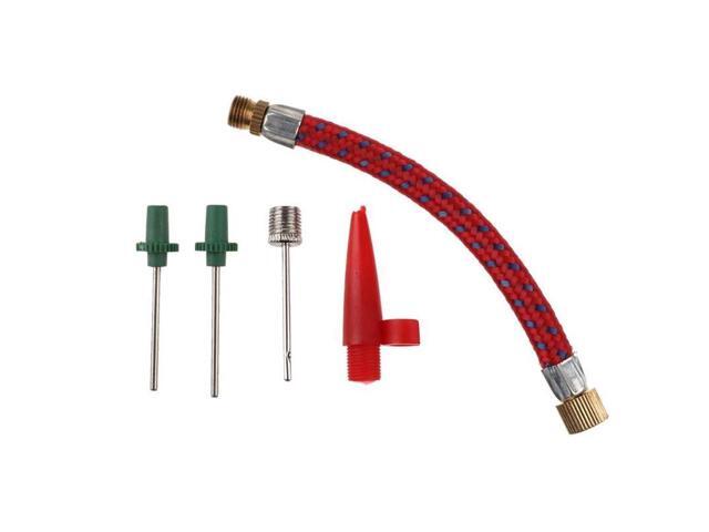 Bike Tire Tube Pump Hose Adapter Inflating Needle Kits Basketball Football
