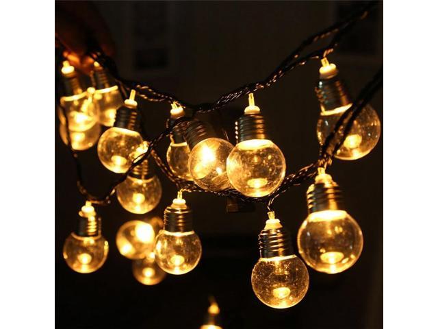 220v 20 Led Light Bulb Ball String Fairy Lights For Bedroom Xmas Wedding Part Lamp Tiny String Fairy Light For Party Decoration