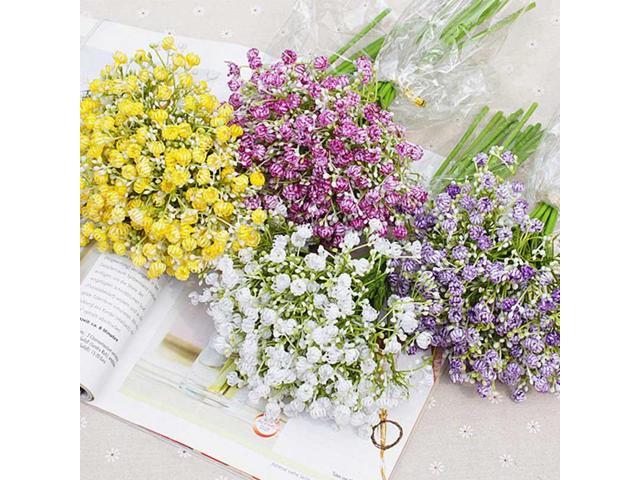 12pcs Wedding Decoration Babies Breath Flowers Artificial Fake