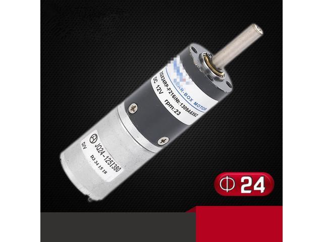 Permanent Magnet Brush Planetary Gear Motor 24mm DIA ZGX24RP DC 12V 24V
