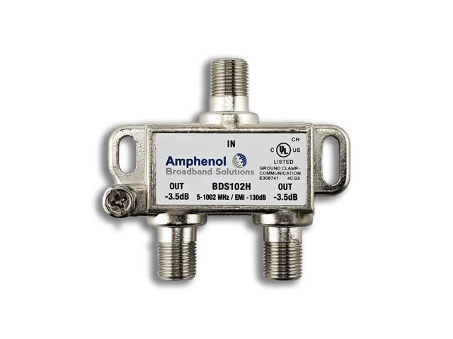 2 Way Extreme/Amphenol 1Ghz High Performance Coax Cable Splitter ...