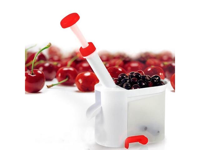 Cherry Pitter Cherry Seed Remover Machine Cherry Pitter Stone Picker Cherry Corer With Container Kitchen Gadget Tool Accessories Newegg Com