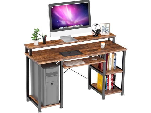 office desk monitor shelf