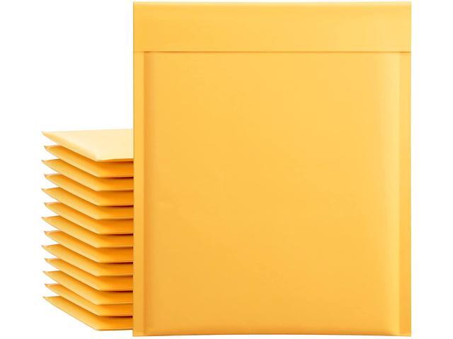 Inner 8.5x11 200 pcs Poly Bubble Padded Envelopes Self-Sealing Mailers 8.5x12 