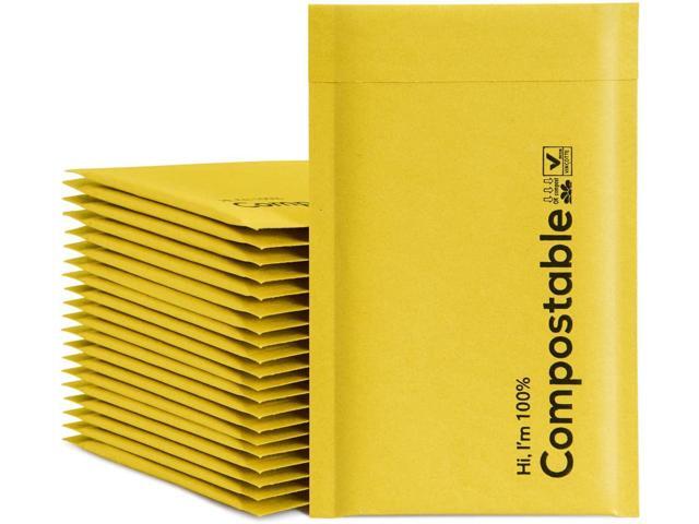 Small Biodegradable Shipping Bags 6'' x 9'' Compostable Poly Mailers with Eco Friendly Packaging Envelopes