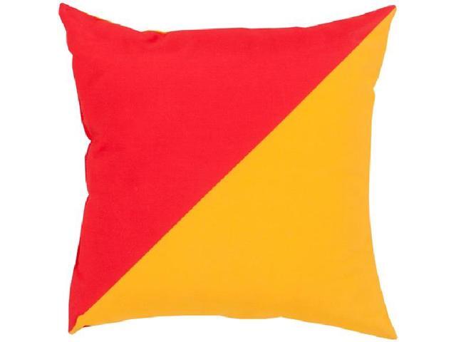 26 Bright Orange And Red Diagonal Design Indoor Outdoor