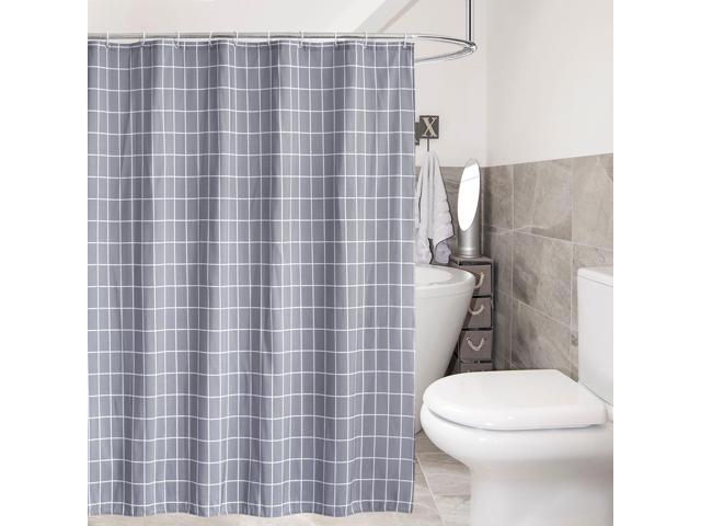 Shower Curtain Set Farmhouse Fabric Polyester Curtains With 12