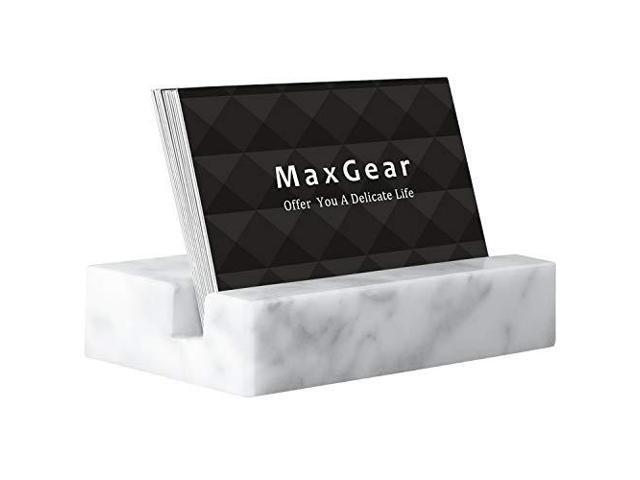 Maxgear Business Card Holder For Desk Marble Display Holders Desktop Cards Stand Home And