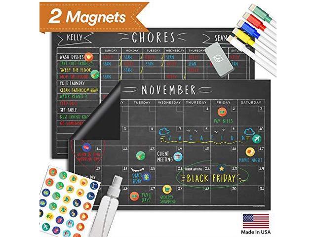 Magnetic Chore Chart For Multiple Kids