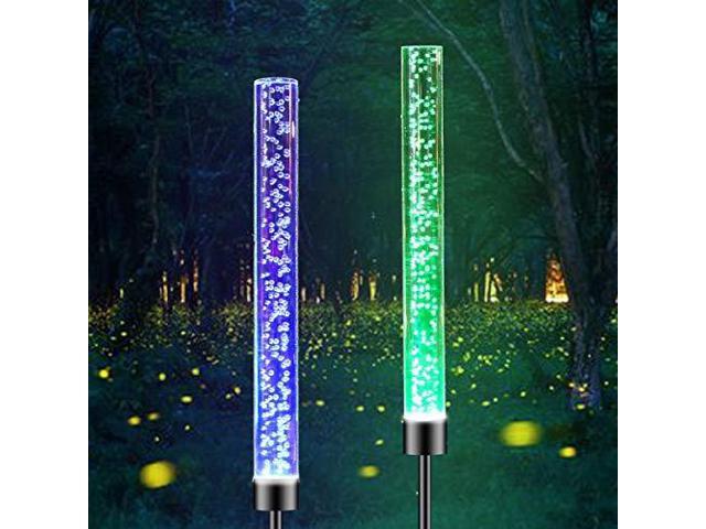 Helesin Outdoor Solar Garden Decorations Light 2pcs Acrylic Bubble Rgb Color Changing Powered Stake Lights Waterproof - Decorative Outdoor Solar Garden Lights Helesin Outdoor Solar Garden Decorations Light 2pcs Acrylic Bubble Rgb Color Changing Powered Stake Lights Waterproof - Decorative Outdoor Solar Garden Lights