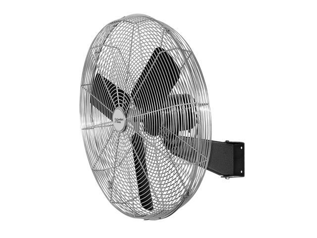 Photo 1 of Comfort Zone High-Velocity Industrial 2-Speed Oscillating Black Wall Fan with Aluminum Blades and Adjustable Tilt – 30"