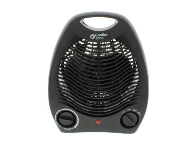 Comfort Zone Cz40bk 1500 Watt Portable Heater With Thermostat